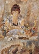 Jules Pascin, Lucy at the front of table